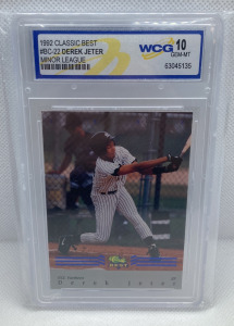 Graded 10 Gem-MT 1992 Classic Best #BC-22 Derek Jeter Minor League Card