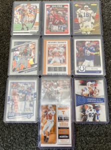 (10) Peyton Manning Football Cards