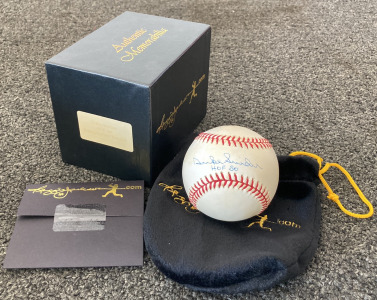 Duke Snyder HOF 80 Autographed Baseball