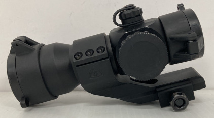 TacFire 1x30mm Tactical Dot Rifle Scope Sight with Cantilever Mount, Red/Blue