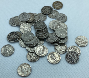 (49) Mercury Dimes