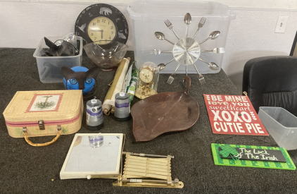 Decorative Clocks, Wall Decor, and More