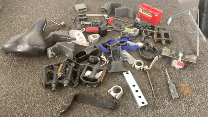 Bicycle Seat, Pedals, and More
