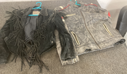 2 Leather-Like Jackets