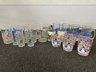 Nostalgic Collectible Glassware including Disney and More