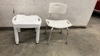 Shower Chair and Table