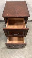 31”x21” 2 Drawer End Table - 3