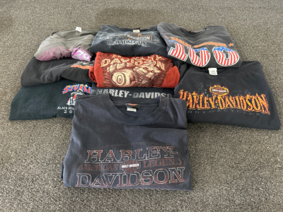 Harley Davidson and Sturgis Shirts Sizes M/L/2-XL/ 3-XL