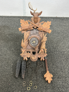 Vintage 1974 Cuckoo Clock Made in West Germany