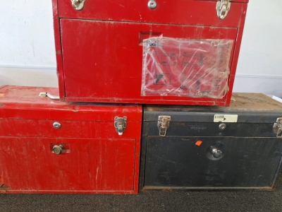 3 Heavy Duty Tool Boxes