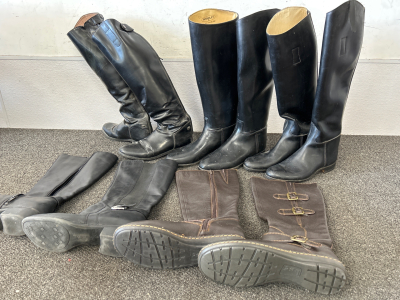 3 Pairs of Women&rsquo;s Equestrian Boots (Wembley, &Eacute;lan and Ovation EUR 43), Plus 2 Pairs of Fashion Boots (Naturalizer, B&oslash;c {10 Regular/Narrow)
