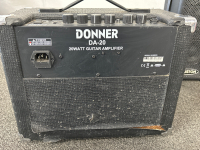 Donner DA-20 Guitar Amp, Kustom PA50 Personal PA System, Headset, and Car Vac - 3