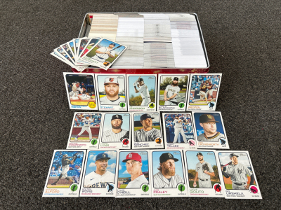 Box of Sports Cards