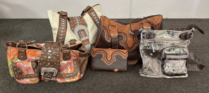 (4) Purses and (1) Wallet