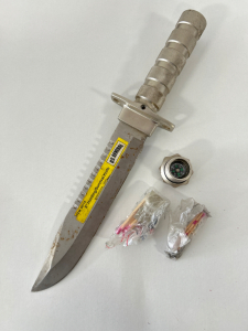 U.S. General Combat/Survival Knife with Survival Items