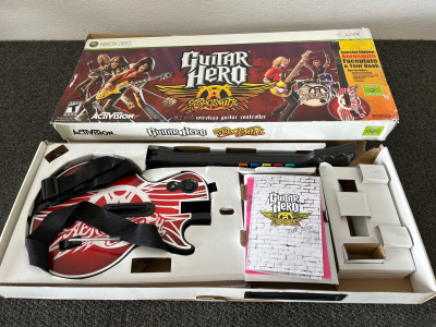 Guitar Hero &ldquo;Aerosmith&rdquo; Wireless Guitar Controller for Xbox 360