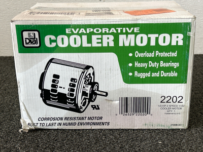 NEW 115 volt 1/3 Horsepower 2 Speed Cooler Motor for Evaporative Coolers!