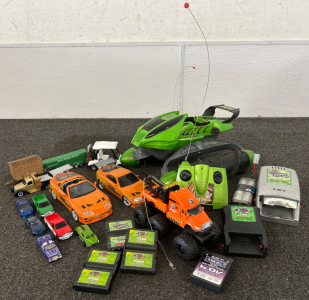Toy Cars, Trucks, RC Terrain Twister, and More