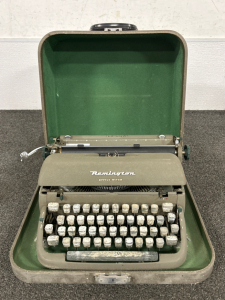 Antique Remington Office-Riter Typewriter with Case