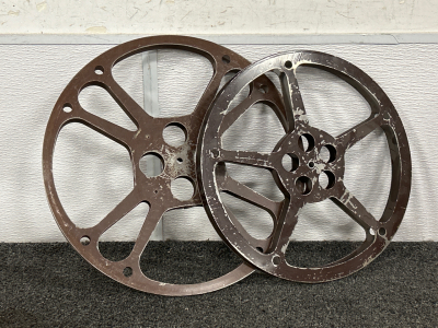 Pair of Vintage Film Reels