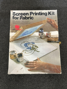 Vintage Screen Printing Kit for Fabric