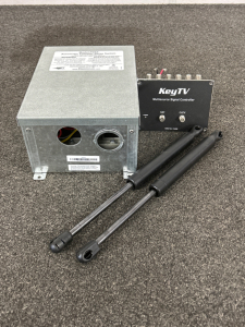Automatic Transfer Relay Switch Model PD52 (60 Amp), Key TV Signal Controller, and Pair of Struts-Please Inspect