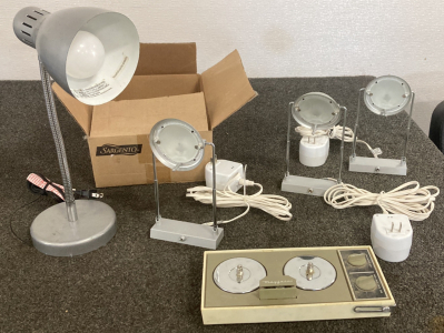 Lamps And Reel To Reel Recorder
