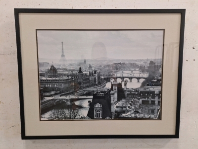 Large Framed Photo of Old Paris
