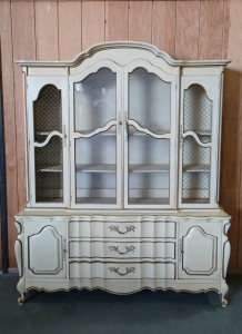 Vintage 2-Piece China Hutch