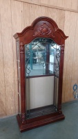 Wood and Glass Curio Cabinet