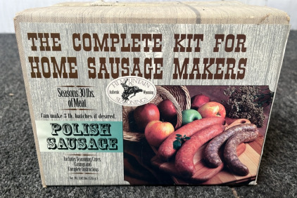 Complete Kit For Home Sausage Makers ( Unopened)