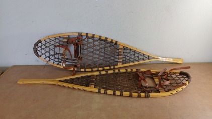 Pair of Vintage Snowshoes "Safesport Co."