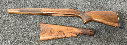 (1) Rifle Wood Body and (1) Rilfe Butt