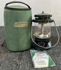 Colman Twin Mantle Lantern W/ Case and String Tie Mantles