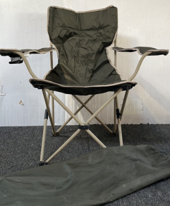 Dark Green Foldable Camping Chair