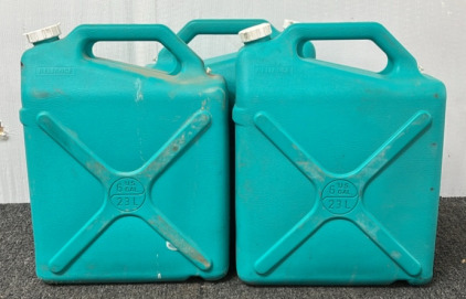 (3) 6 Gal Reliance Water Containers