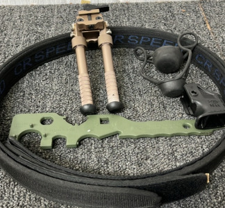 Gun Belt (42), Tapco Forearm Wrench, BiPod and more