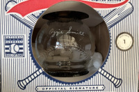 Hall Of Fame Signature Series Limited Edition Ozzie Smith Glass Baseball - 4