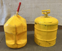 (2) Yellow Diesel Cans - 4