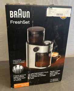 Braun Fresh Set Coffee Grinder (New)