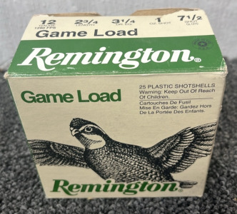 Remington Game Load 12 Gauge 25 Shots