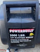 Powerbuilt 2000 Lbs 12v Electric Winch ( Untested) - 2