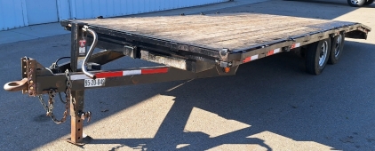 2007 C & B TRAILERS 20 FOOT HEAVY DUTY TANDEM-AXLE TRAILER