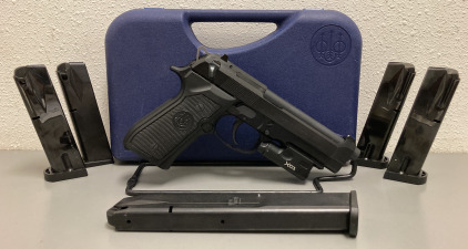 Beretta 96A1 40 S&W Pistol with Case and 2 Mags --A65160M