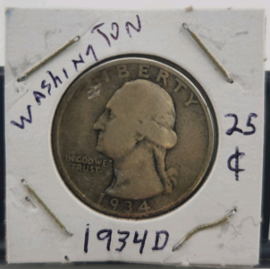 1934 D Washington Quarter