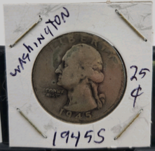 1945 S Washington Quarter