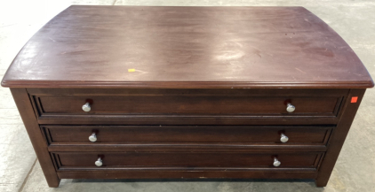 Rolling Adjustable/Hidden Compartment Coffee Table