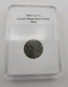 1943 U.S Wheat Back Penny Steel