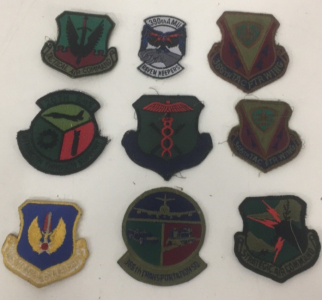 (9) Original Vintage Vietnam US Air Force Air Force Corps Patches Including Us Air Forces In Europe Patch!!