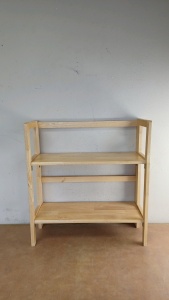 Folding/Collapsible Wood Shelf